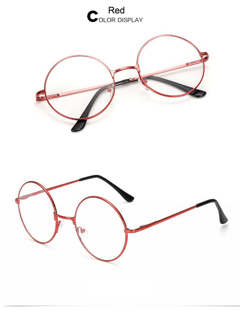 Retro Round Glasses Colorful Frame