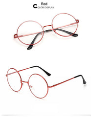 Retro Round Glasses Colorful Frame