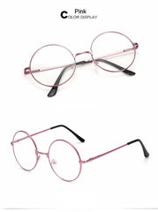 Retro Round Glasses Colorful Frame