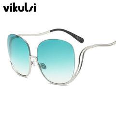 Gradient Sunglasses Women Luxury Brand Designer