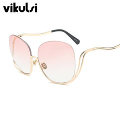 Gradient Sunglasses Women Luxury Brand Designer