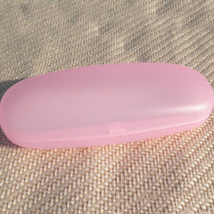 Clear Sunglasses Case Hard Plastic Plain Glasses Holder Box Portable