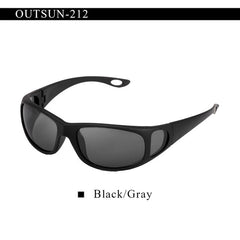 Case Fashion Flexible Sunglasses Men Polarized Lens