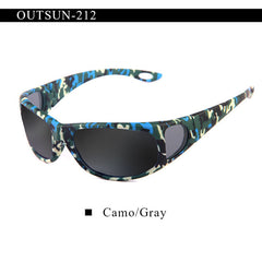 Case Fashion Flexible Sunglasses Men Polarized Lens