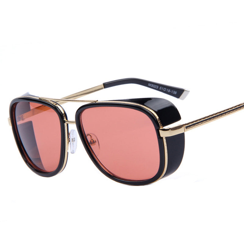 IRON MAN 3 TONY Steampunk Sunglasses Men