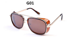 IRON MAN 3 TONY Steampunk Sunglasses Men