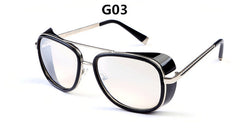IRON MAN 3 TONY Steampunk Sunglasses Men