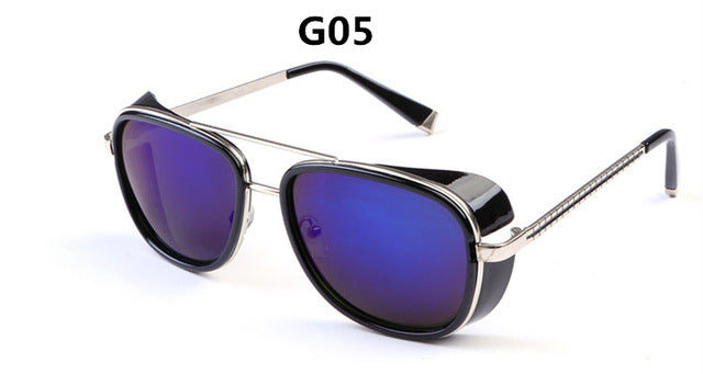 IRON MAN 3 TONY Steampunk Sunglasses Men