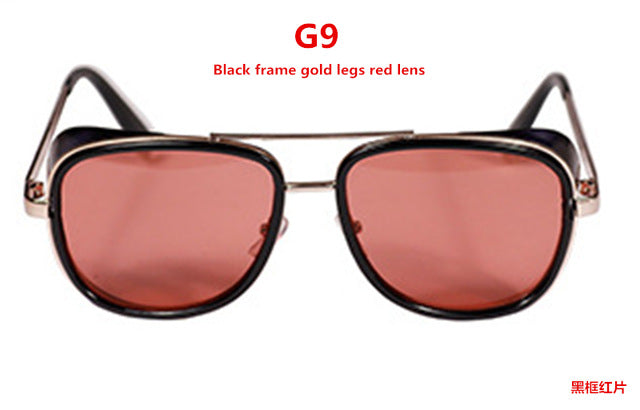 IRON MAN 3 TONY Steampunk Sunglasses Men