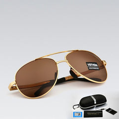 Pilot Yurt Sun Glasses Men Polarized Sunglasses