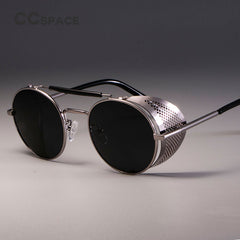 Retro Round Metal Sunglasses Steampunk Men