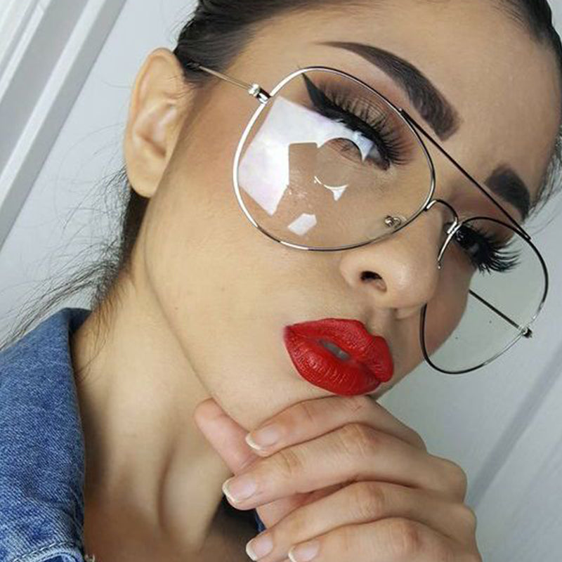 Metal Frame Sunglasses Female Classic Optics