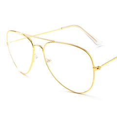 Aviation Gold Frame Sunglasses Female Classic