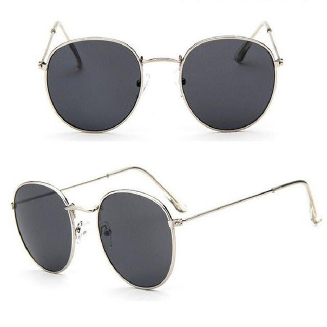 Luxury Brand Design Round Sunglasses Women