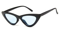 Women Black Red Cat Eye Sunglasses