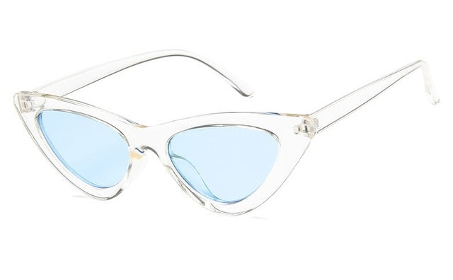 Women Black Red Cat Eye Sunglasses