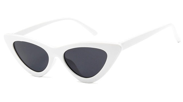 Women Black Red Cat Eye Sunglasses