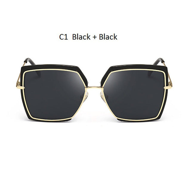 Sunglasses Woman Shades Mirror Female Square