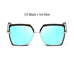 Sunglasses Woman Shades Mirror Female Square