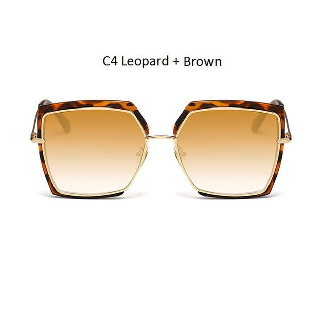 Sunglasses Woman Shades Mirror Female Square