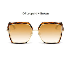 Sunglasses Woman Shades Mirror Female Square