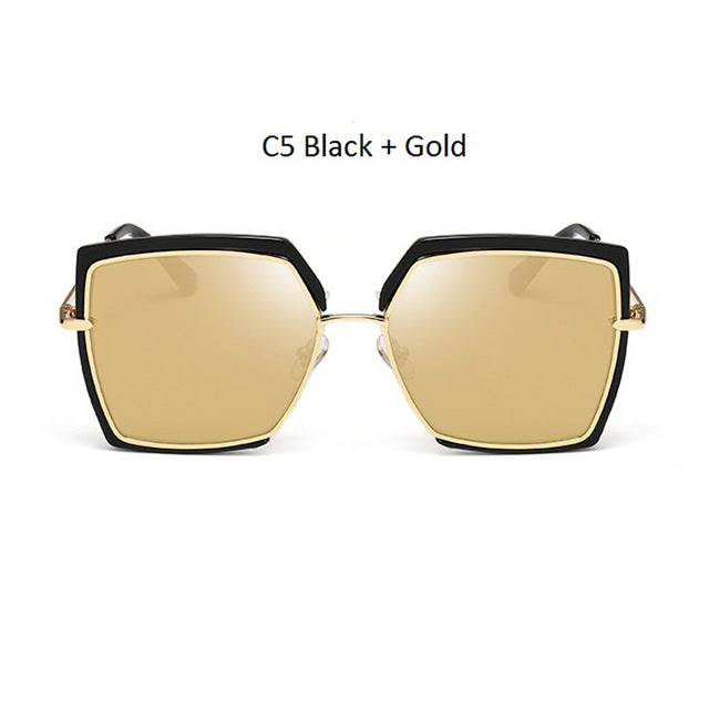 Sunglasses Woman Shades Mirror Female Square