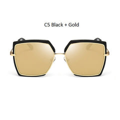 Sunglasses Woman Shades Mirror Female Square