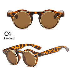 Fashion Vintage Round Retro SteamPunk Sunglasses