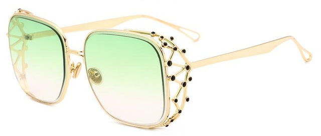 Square Sunglasses Women Luxury Brand Designer