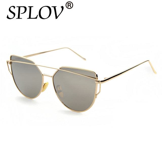 Cat Eye Sunglasses Women Brand Designer Mirror Sun Glasses