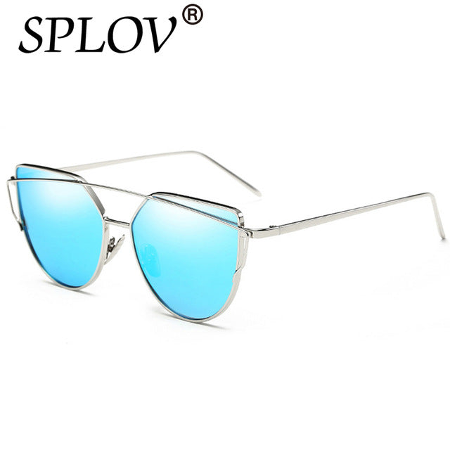 Cat Eye Sunglasses Women Brand Designer Mirror Sun Glasses