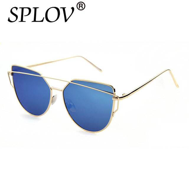 Cat Eye Sunglasses Women Brand Designer Mirror Sun Glasses