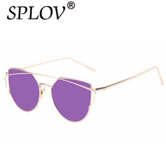 Cat Eye Sunglasses Women Brand Designer Mirror Sun Glasses