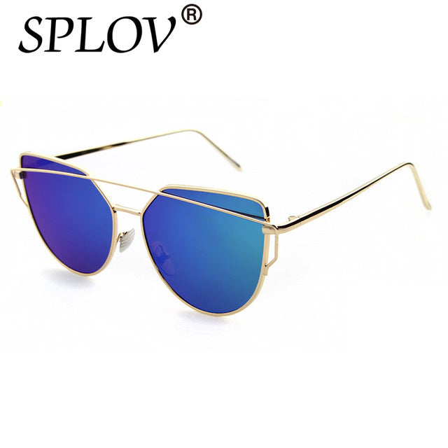 Cat Eye Sunglasses Women Brand Designer Mirror Sun Glasses