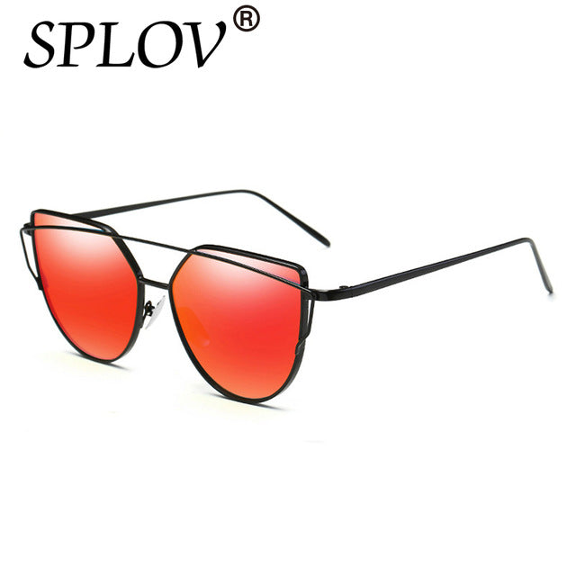 Cat Eye Sunglasses Women Brand Designer Mirror Sun Glasses