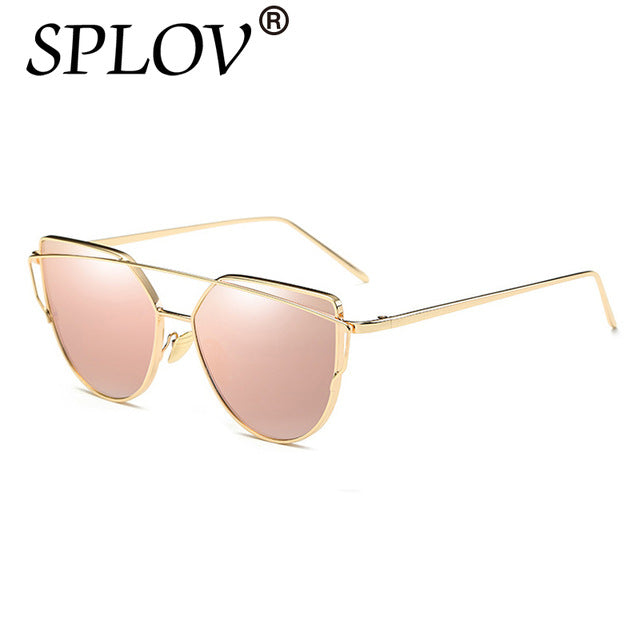 Cat Eye Sunglasses Women Brand Designer Mirror Sun Glasses