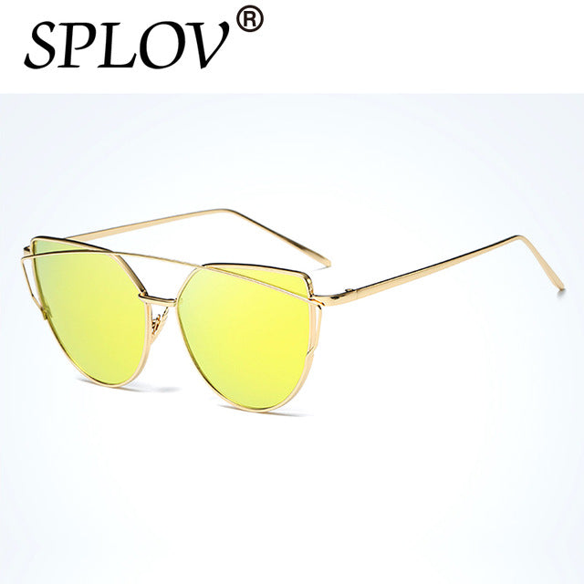 Cat Eye Sunglasses Women Brand Designer Mirror Sun Glasses