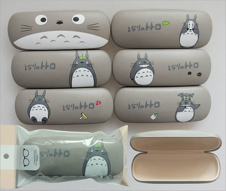 Totoro leather sunglasses box for women spectacle case