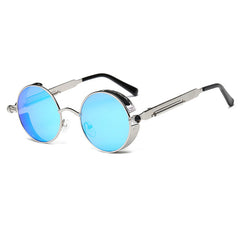 Metal Round Steampunk Sunglasses Men