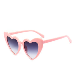 Heart Sunglasses Women brand designer Cat Eye Sun Glasses