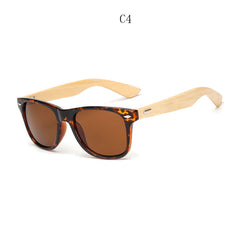 Retro Wood Sunglasses Men Bamboo