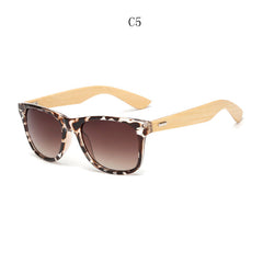 Retro Wood Sunglasses Men Bamboo