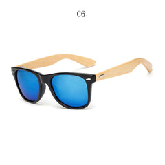 Retro Wood Sunglasses Men Bamboo