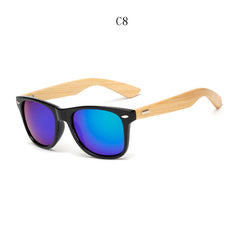 Retro Wood Sunglasses Men Bamboo