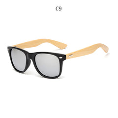 Retro Wood Sunglasses Men Bamboo