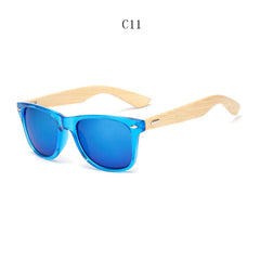 Retro Wood Sunglasses Men Bamboo