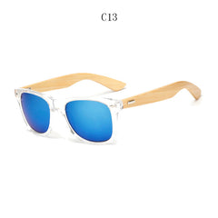 Retro Wood Sunglasses Men Bamboo