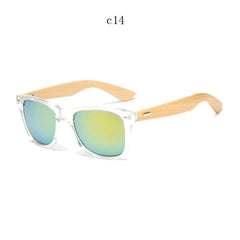 Retro Wood Sunglasses Men Bamboo