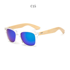 Retro Wood Sunglasses Men Bamboo