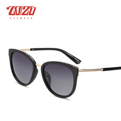 Polarized sunglasses women Retro Style Metal Frame